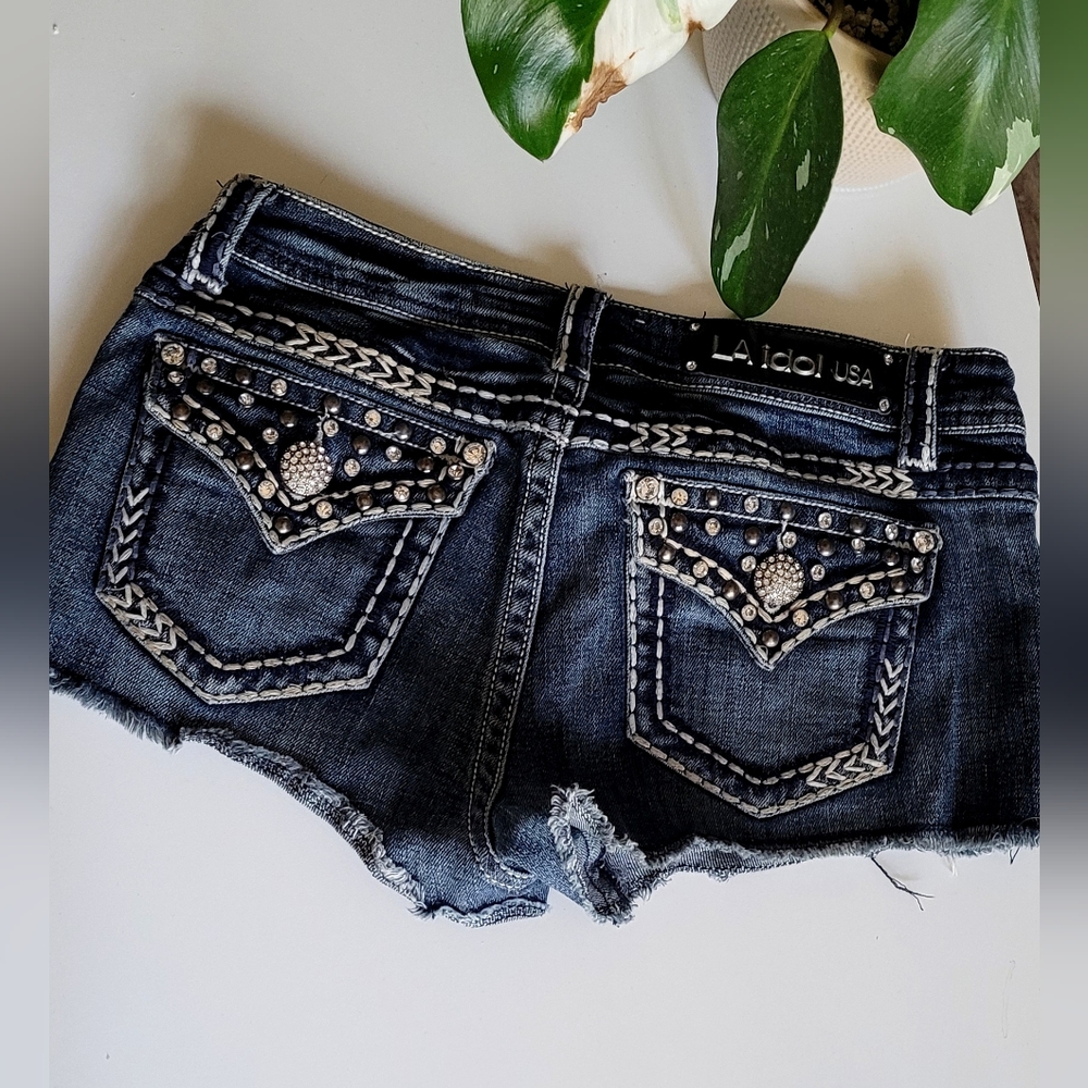 LA Idol Women's Jean Shorts Size M